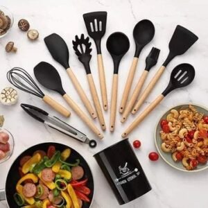 12 Pcs Silicone Cooking Utensils